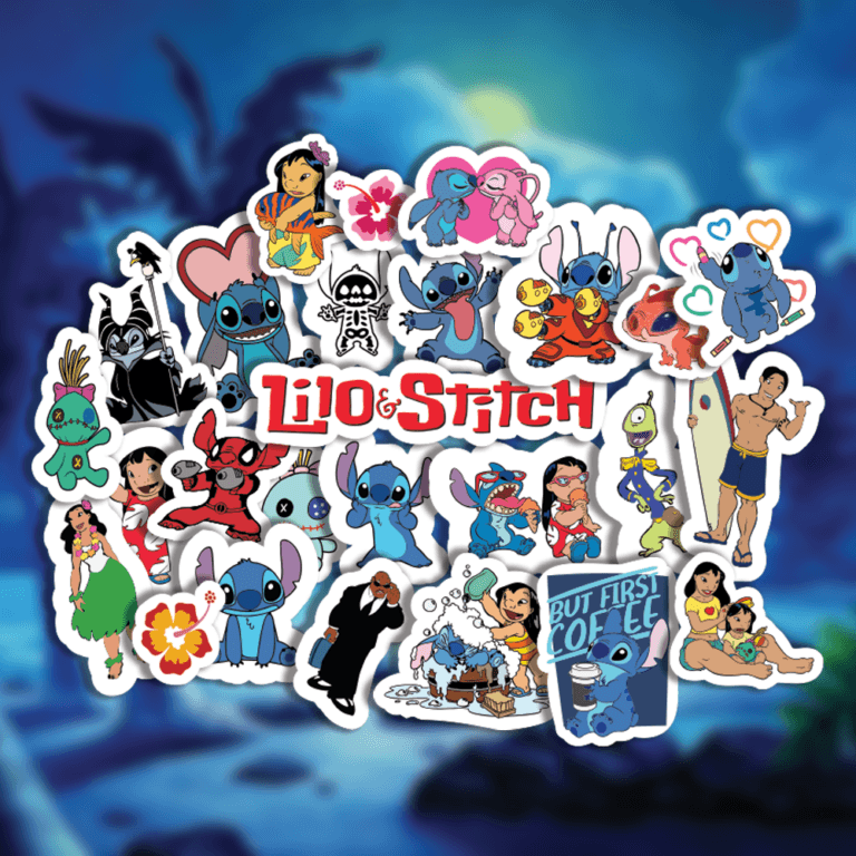 Lilo and Stitch Sticker Pack 100 Pcs