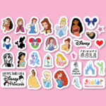 Princess Sticker Pack 100 Pcs