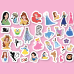Princess Sticker Pack 100 Pcs