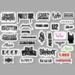 Rock Band Sticker Pack 100 Pcs
