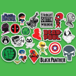Super Heros Avengers Sticker Pack 100 Pcs