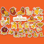 Lion King Sticker Pack 100 Pcs