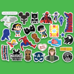 Super Heros Avengers Sticker Pack 100 Pcs