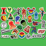 Super Heros Avengers Sticker Pack 100 Pcs