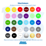 Wicked Stickers Colour Chart Information Wall Decals