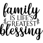 Family Blessing Vinyl Decal Wall Sticker