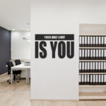 Your Only Limit Is You Gym Office Vinyl Decal Wall Sticker