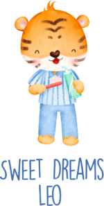 Personalised Vinyl Baby Tiger Wall Decal Sticker