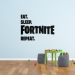 Eat Sleep Fortnite Repeat Vinyl Wall Decal Sticker