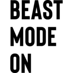 Beast Mode On Gym Vinyl Decal Wall Sticker