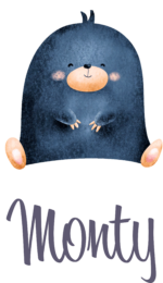 Personalised Vinyl Baby Mole Wall Decal Sticker