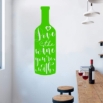 Love the Wine You're with Restaurant Cafe Bar Wall Decal