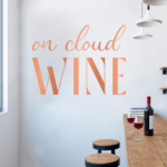 on cloud wine Restaurant Cafe Bar Wall Decal