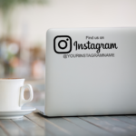 Find Us On Instagram Wall Decal Window Sticker Laptop (D1)