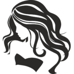 Woman With Hair Salon Wall Decal