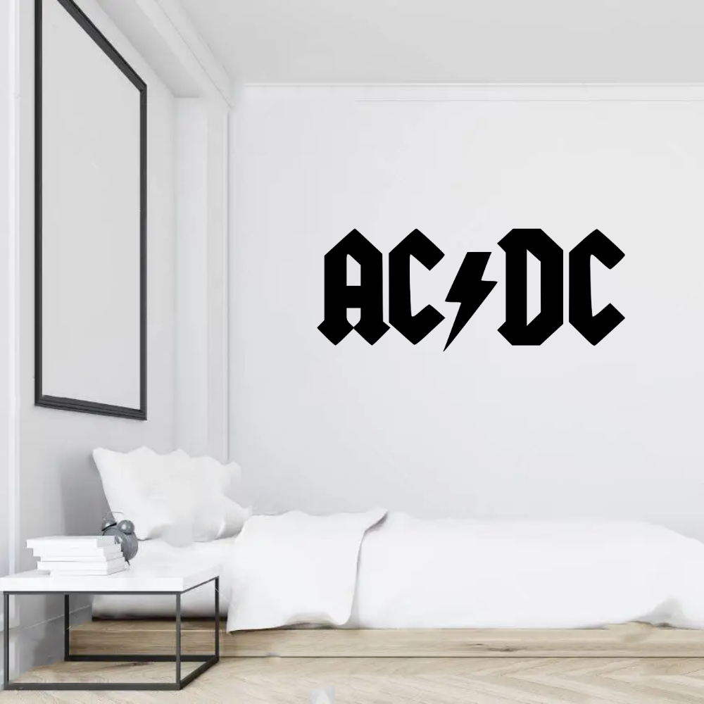 ACDC Home Decor Music Band Wall Art Vinyl Decal ACDC Home Decor Music Band Wall Art Vinyl Decal