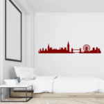 London City Skyline Wall Art Vinyl Decal