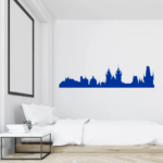 Prague City Skyline Wall Art Vinyl Decal
