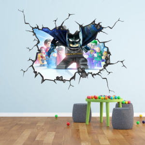 Lego Batman Wall Break Decal Wall Sticker