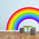 Rainbow Arch Nursery Kids Wall Art Vinyl Decal