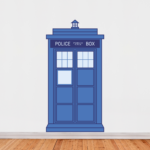 Police Box Dr Who Tardis Decal Wall Sticker