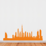 Dubai City Skyline Wall Art Vinyl Decal