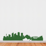 Sydney City Skyline Wall Art Vinyl Decal