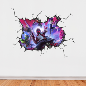 Guardians of the Galaxy Wall Break Decal Wall Sticker
