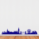 London City Skyline Wall Art Vinyl Decal