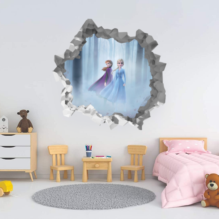 Frozen Wall Break Decal Wall Sticker