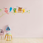 Birds on Branch Nursery Kids Wall Art Vinyl Decal