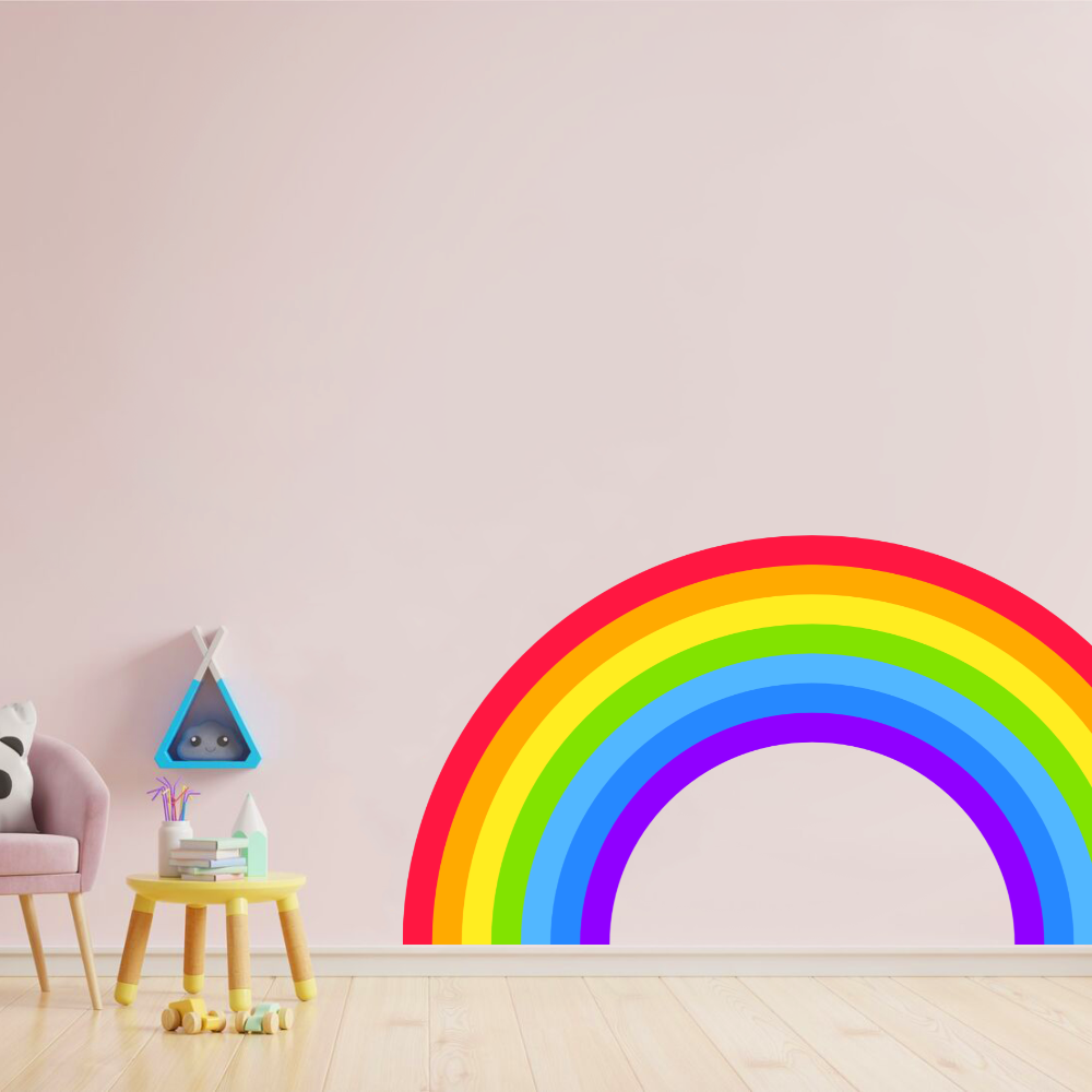 Rainbow Arch Nursery Kids Wall Art Vinyl Decal