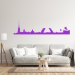 St Petersburg City Skyline Wall Art Vinyl Decal