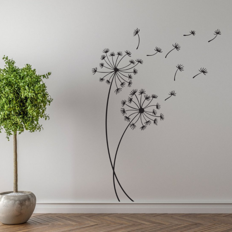 Dandelions Home Decor Wall Art Vinyl Decal