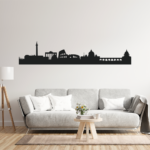 Rome City Skyline Wall Art Vinyl Decal