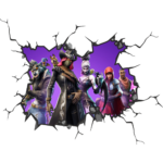 Fortnite Wall Break Decal Wall Sticker