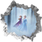 Frozen Wall Break Decal Wall Sticker