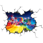 Nintendo Mario Kart Wall Break Decal Wall Sticker