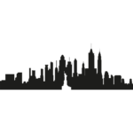New York City Skyline Wall Art Vinyl Decal