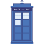 Police Box Dr Who Tardis Decal Wall Sticker