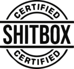 Certificated Shitbox Decal Car Bumper Sticker