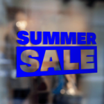 Summer Sale Window Shop Wall Vinyl Decal