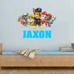 Personalised Paw Patrol Wall Decal