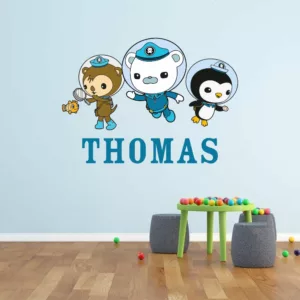 Personalised Octonauts Wall Decal