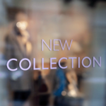 New Collection Shop Window Wall Vinyl Decal