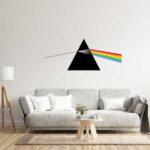 Pink Floyd Dark side of the moon wall vinyl decal band logo