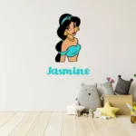 Princess Jasmine Personalised Kids Wall Decal