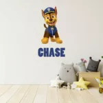Chase Personalised Paw Patrol Kids Wall Decal