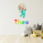 JJ Personalised Cocomelon Kids Wall Decal