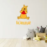 Winnie the Pooh Personalised Kids Wall Decal